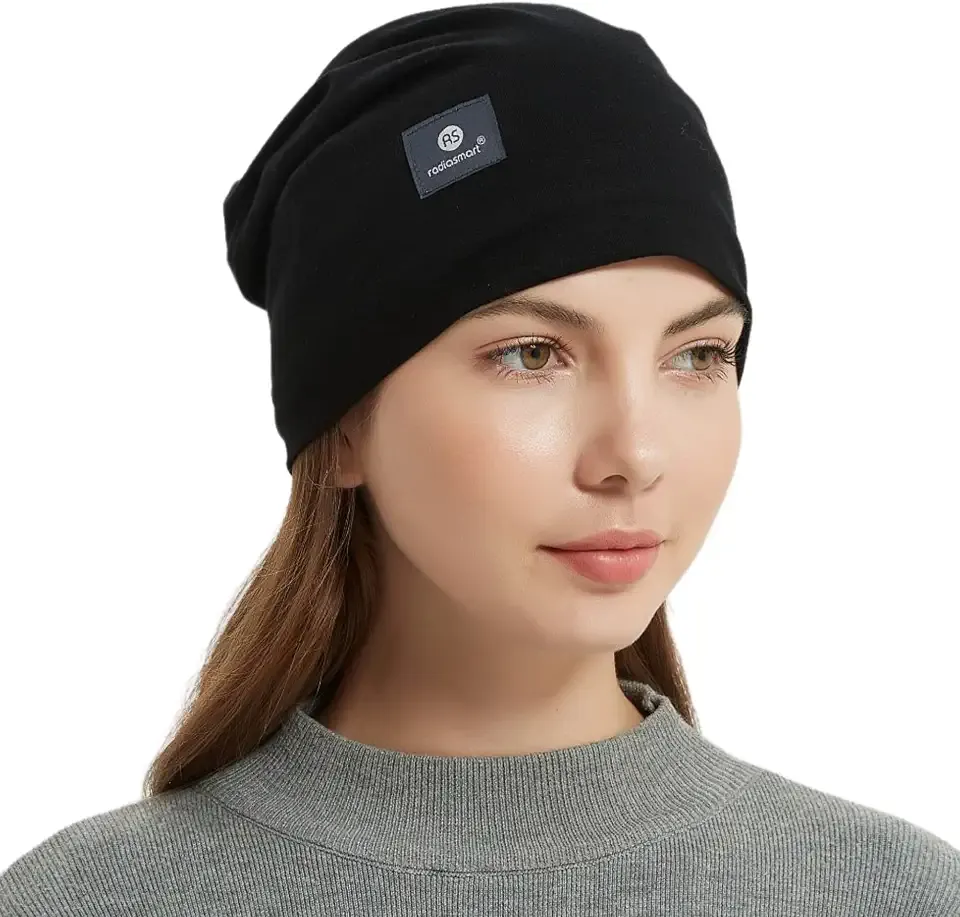 EMF Protection Slouch Beanie, 5G, RF Shielding, WiFi Protection, Brain Coat