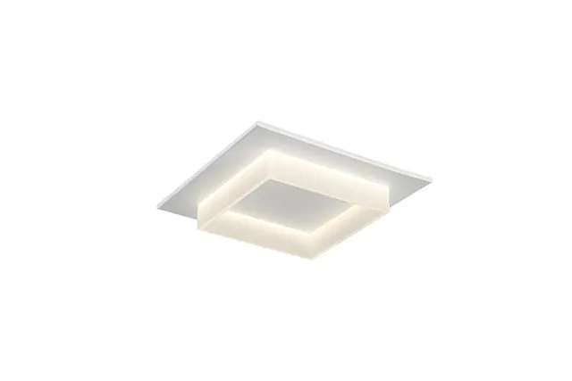 Plafoniera LED ACRYL bianco IP20 cct da bianco caldo al bianco neutro, 3800 lumen