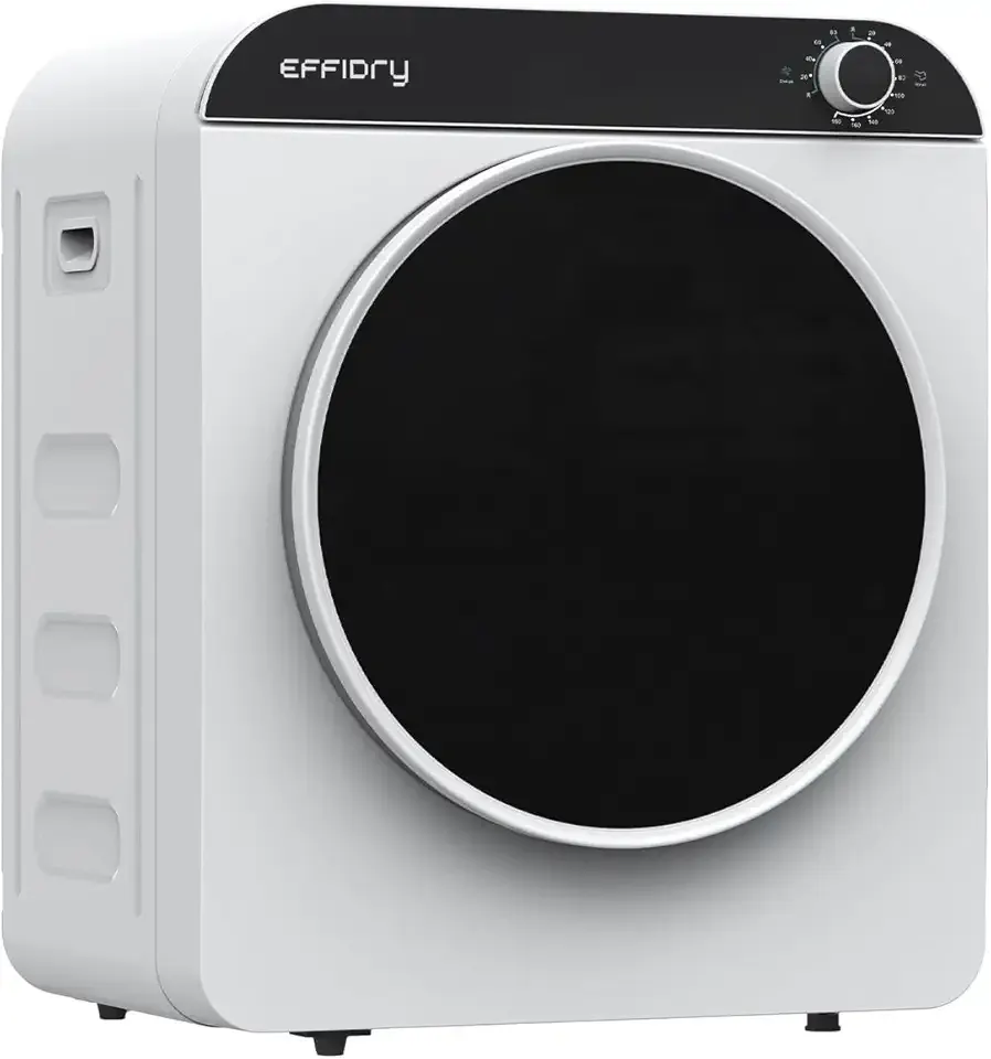 110V Portable Clothes Dryer 830W Compact Laundry Dryers 2 cu.ft Electric Machine with Stainless Steel Tub for Apartment,RVs,Dorms,12LBS drying machine Clothing Dryer secadora portatil de ropa