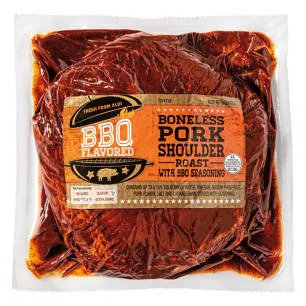 BBQ Seasoned Boneless Pork Shoulder Roast, per lb