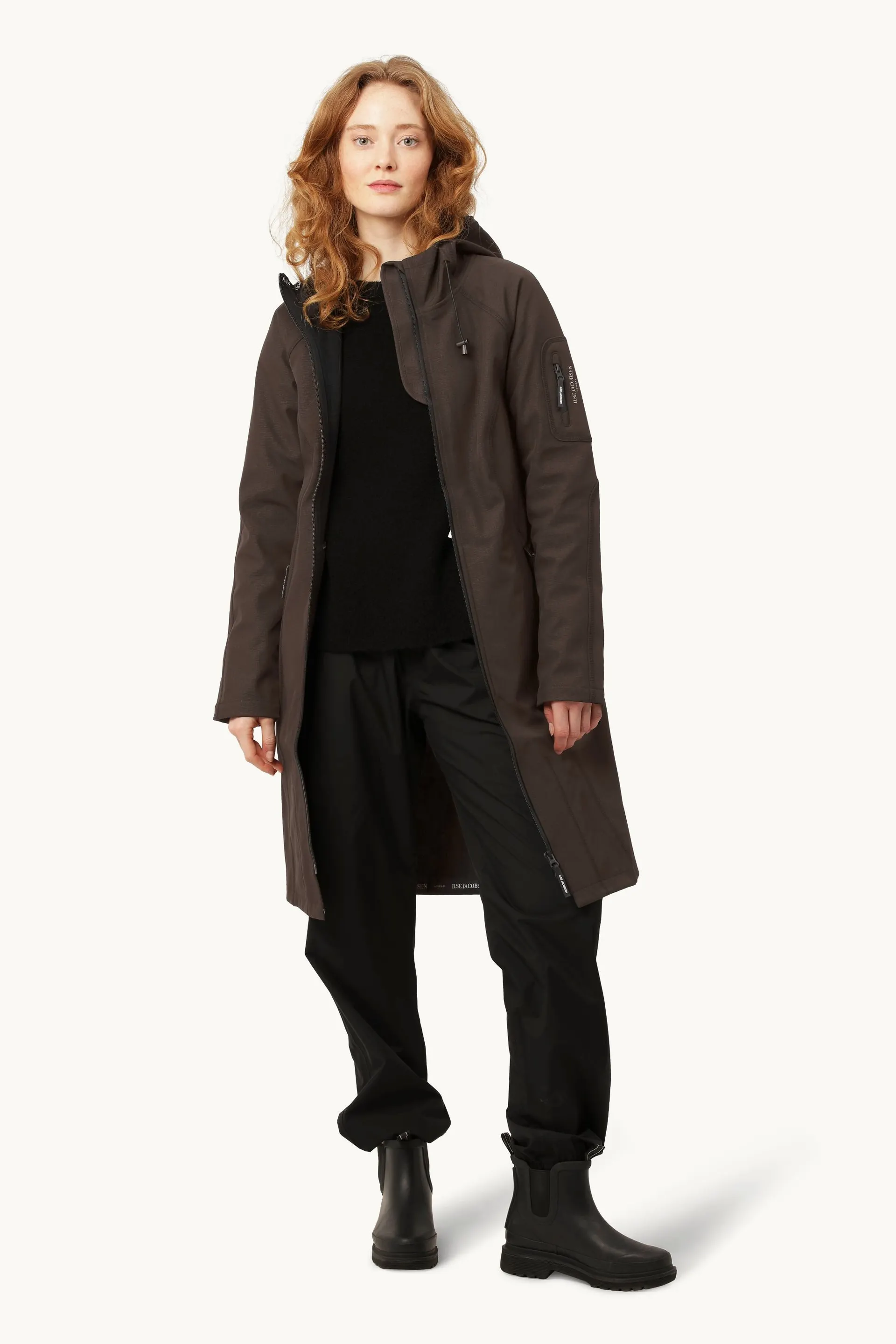 Long Softshell Raincoat
