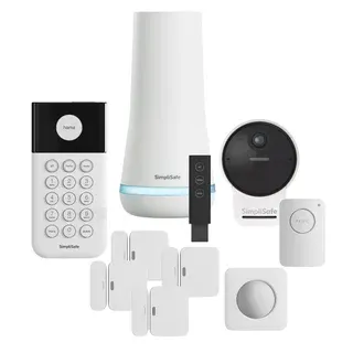 SimpliSafe Security System with Outdoor Camera Series 2, 10-piece
