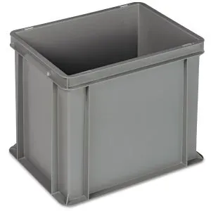 Cesta in polipropilene MOBIL PLASTIC Eurobox grigio P 30 x L 40 x H 32 cm