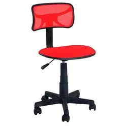 Urban Shop Swivel Mesh Task Chair, Red