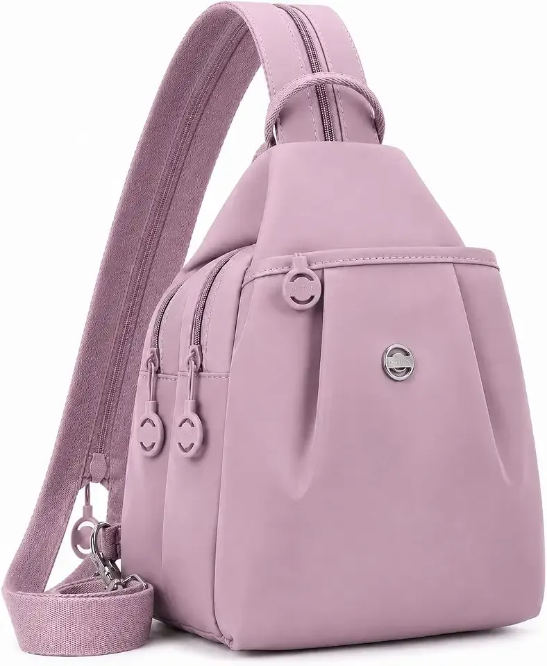 Sling Backpack for Women, Water-Resistant Crossbody Chest Bag for Travel, Work, Gym, Students & Daily Use