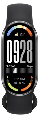 Smart Band 10 (schwarz, TPU Armband in Midnight Black)
