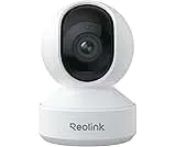 REOLINK E1 Pro 3K PT Wi-Fi Indoor Camera for Baby & Pet Monitoring, Auto Tracking, 5MP Night Vision Enhanced by F1.6 Aperture, Person/Pet/Baby Crying Detection, 2.4/5GHz Wi-Fi, Two-Way Audio.