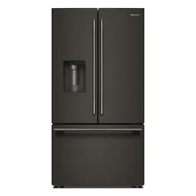 Standard-Depth 30.52-cu ft 3 -Door 36-in Wide with Ice Maker ( Black Ore ) ENERGY STAR Certified