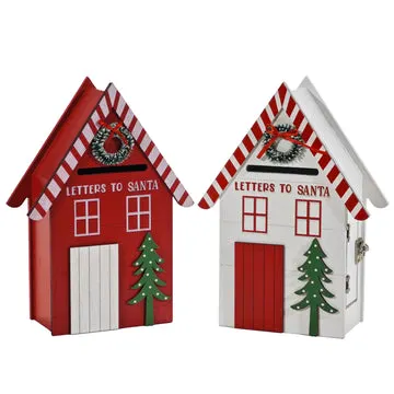 Cassetta Postale Natalizia Letters for Santa h23x16x7,5 cm