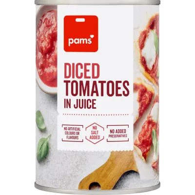 Pams Diced Tomatoes In Juice
