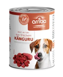 arriba mit Känguru für Hunde 6 x 800 g