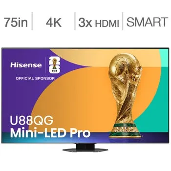 Hisense 75" Class - U88QG Series - 4K QLED Mini LED Pro TV