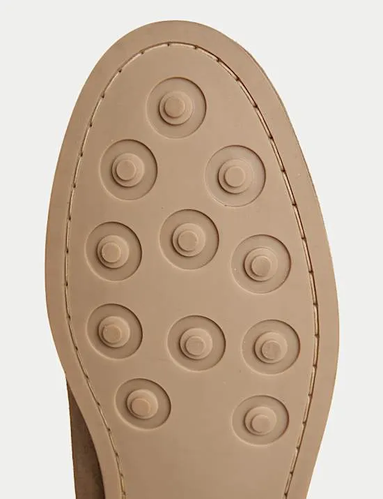 Penny-Slipper aus Wildleder