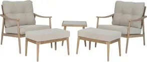 Intratuin bistroset met voetenbank Tara naturel
