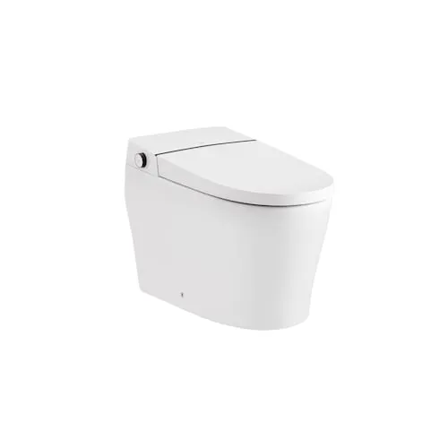 Ove Ella Dual-Flush Smart Bidet Toilet in White with Built-in Tank