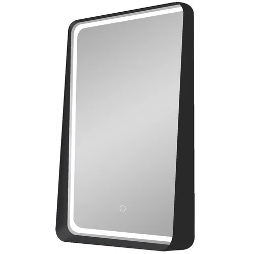 Tuscany® 18"W x 32"H Black Framed LED Lighted Mirror with Defogger and Integrated...