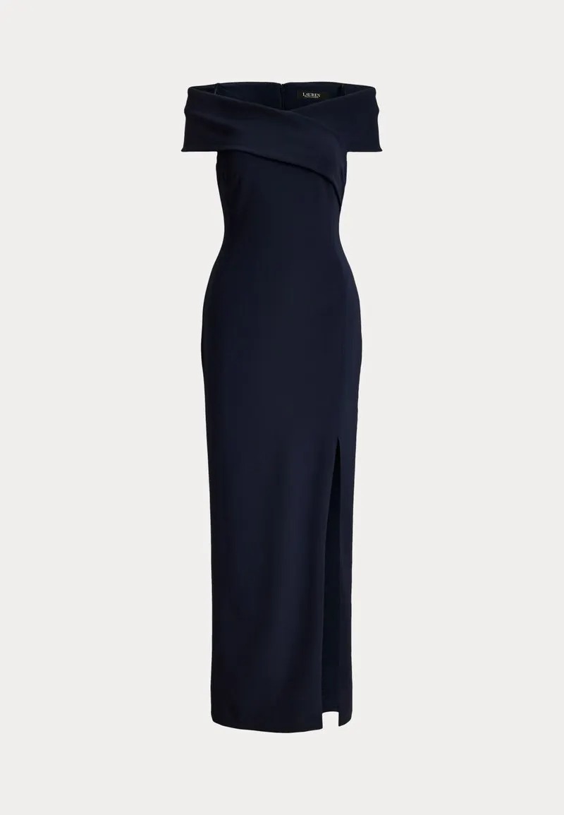 FAILLE OFF-THE-SHOULDER GOWN - Maxikjole - lauren navy