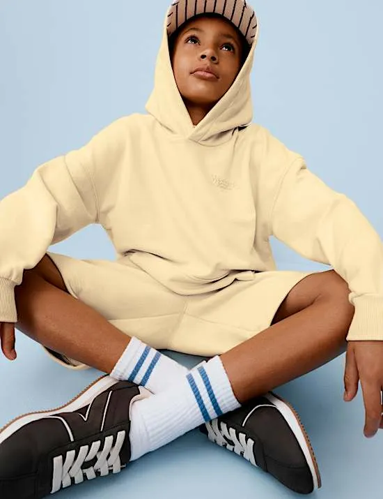 Hoodie mit hohem Baumwollanteil (6–16 J.)