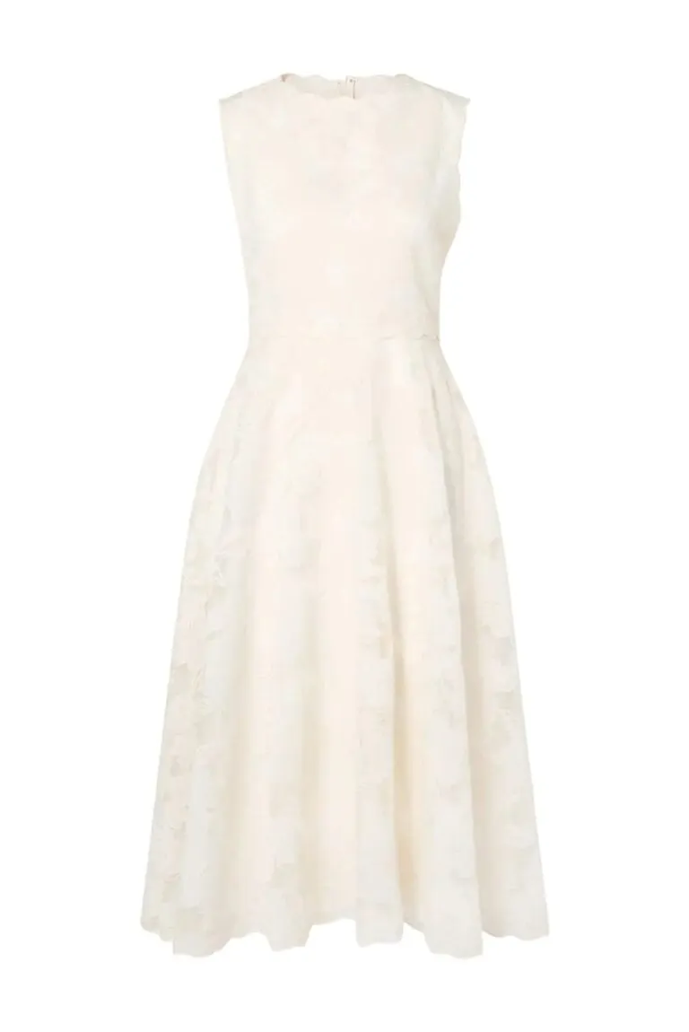 Elin Midi Dress - Beige