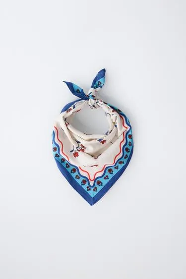 FLORAL PRINT BANDANA