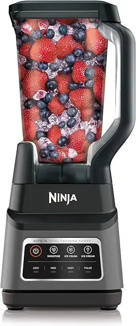 Professional Plus Blender with Auto-iQ | Smoothie and Ice Cream Maker, Frozen Drink Mixer, Margarita Machine | 3 Auto-iQ Presets, 1400W, 72-oz. Total Crushing Pitcher | Dark Grey | BN701