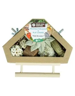 Back Zoo Nature Triangle Foraging & Play Corner - Speelgoed - 18x16x5 cm