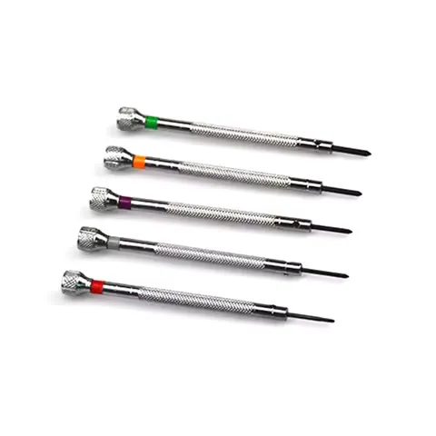 13 Pack Premium Practical Metal 0.6-2.0mm Professional Slotted Cross Screwdriver Set Watchmaker Watch Repair Tools Kit