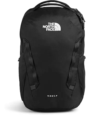 The North Face Vault Everyday Laptop Backpack | Commuter Travel Bag with Water-Repellent Finish, Spacious Main Compartment, TNF Black-NPF, One Size