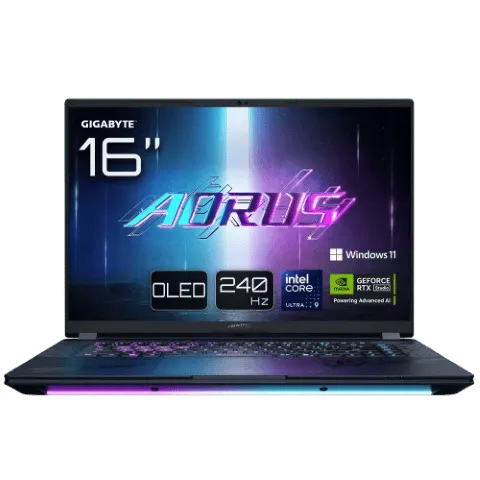 AORUS Master 16 BZHC6FRE65SP - 16" QHD+ OLED 240Hz RTX 5090 Core Ultra 9 275HX 32Go 2To W11P