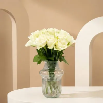 Brievenbusbloemen | Rozen | Wit