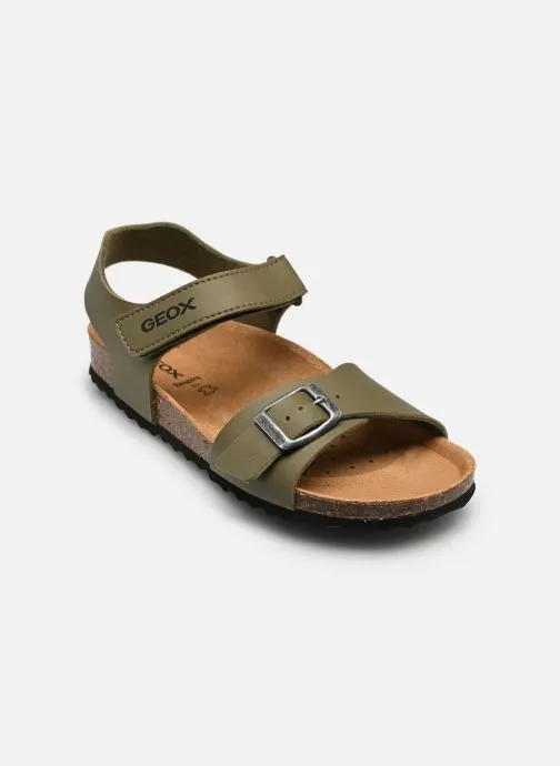 Sandalen J Ghita Boy J028LB jongens groen