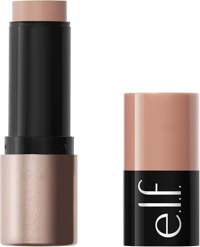 e.l.f. Soft Glam Cream Bronzer Stick, Buildable Cream Bronzer for A Long-Lasting Sculpted Glow & Satin Finish, Twist-U…
