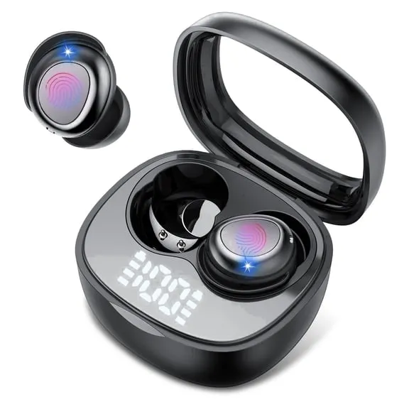Best seller Sleep Ear Buds, Bluetooth 5.4 Ultra-Mini Sleep Earbuds for Side Sleepers, Hi-Fi Stereo 3D Bass Noise Cancelling Wireless headphones, 53H Playtime with IP7 Waterproof LED Earphones, USB C $21.97 Was $159.99