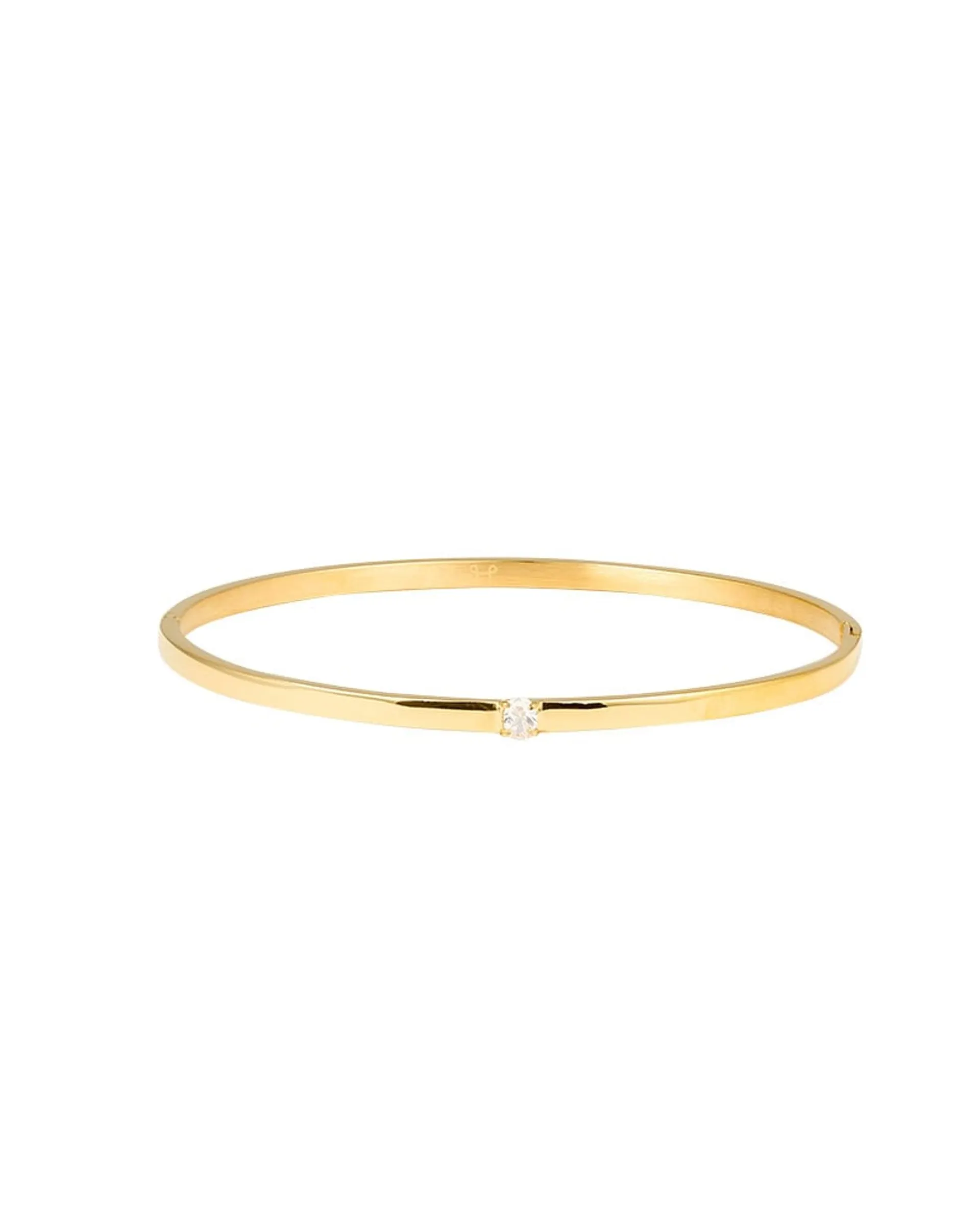 x Kenza Nisrine armring i gullfarget stål (small)