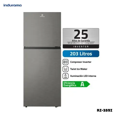 REFRIGERADORA 203 L TOP FREEZER CROMA - RI-359I