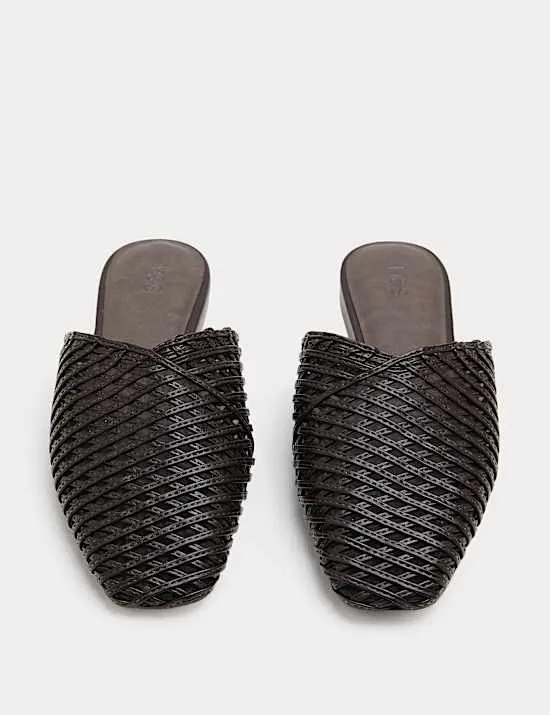 Slip On Flat Mules