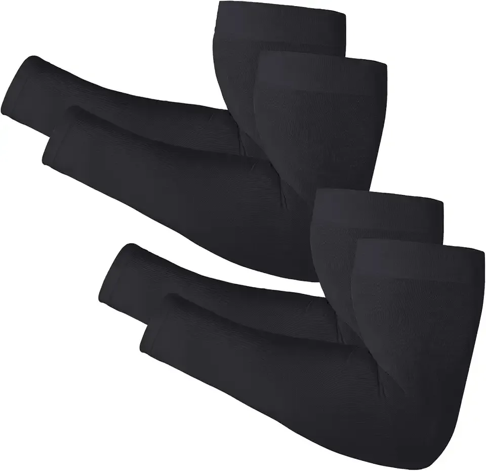 Newbyinn Arm Sleeves for Men Women, Size L - XL, UV Sun Protection Sleeve | to Cover Tattoo, Cooling Compression Arm Cover