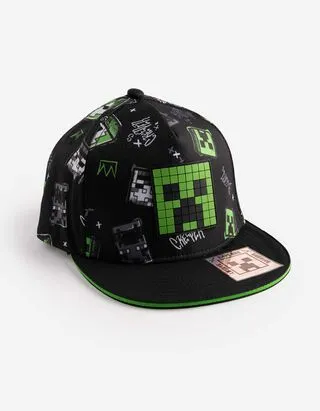 Berretto da baseball - Minecraft - nero