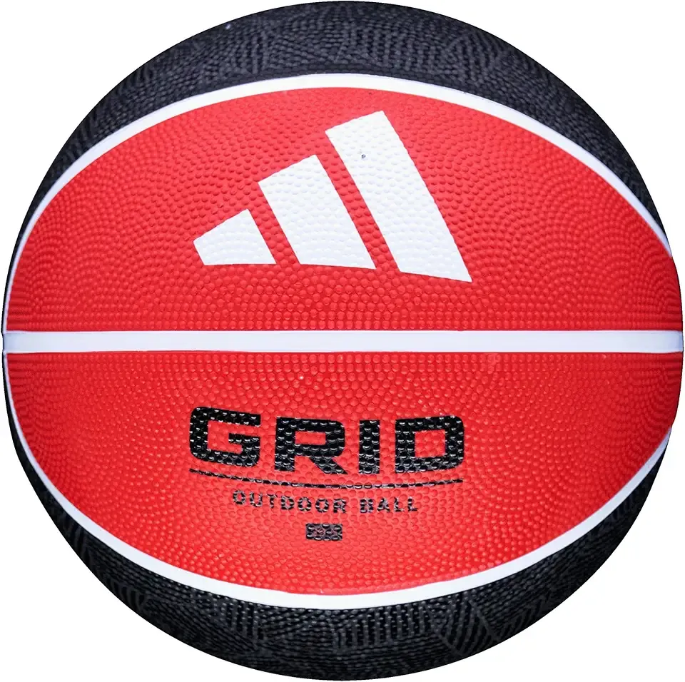adidas | Grid | Recreational Rubber Basketball | Durable for Outdoor & Indoor Play