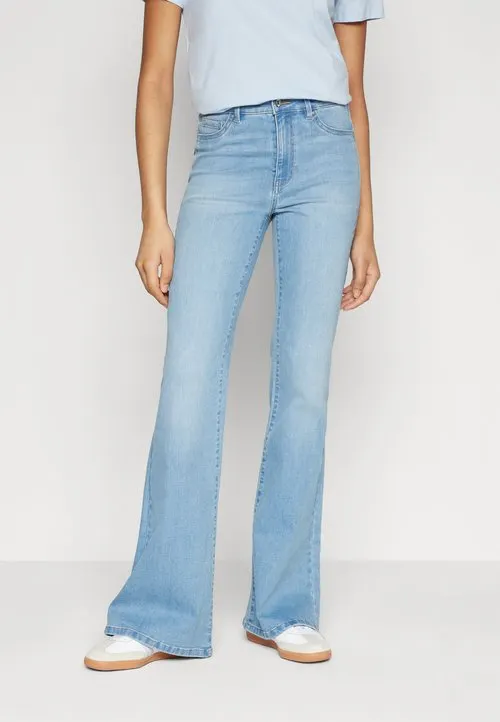 ONLROSE RETRO FLARED - Jeans bootcut - light blue denim