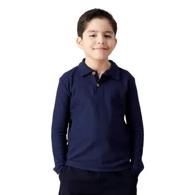 Playera Hummo Kids Niño Tipo Polo Manga Larga