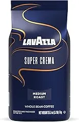 Lavazza Super Crema Whole Bean Coffee,…