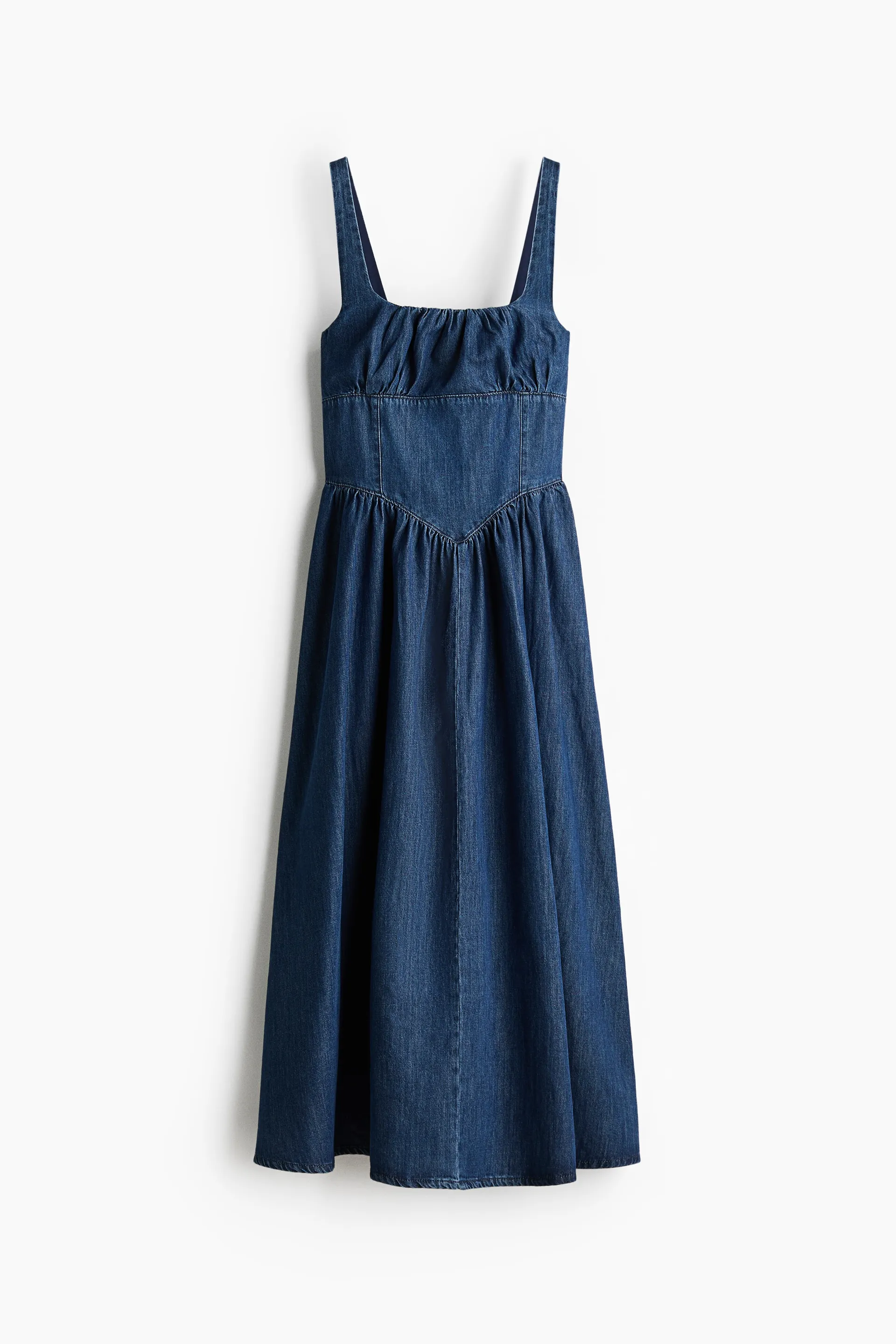 Vestido midi de denim
