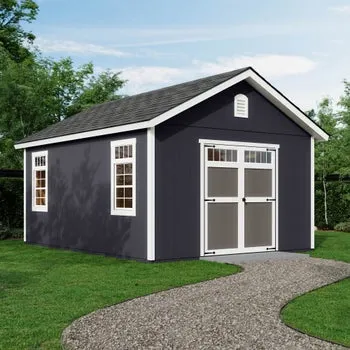 Yardline Piermont Wood Storage Shed, Do It Yourself or Installed