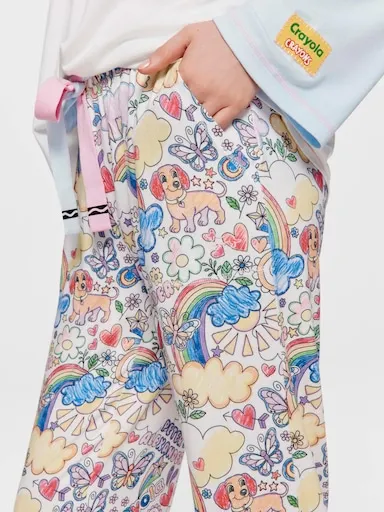 Crayola Sketch Plush Easy Pj Pant