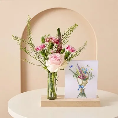 Brievenbus | Bloemen plankje | Liefdevol