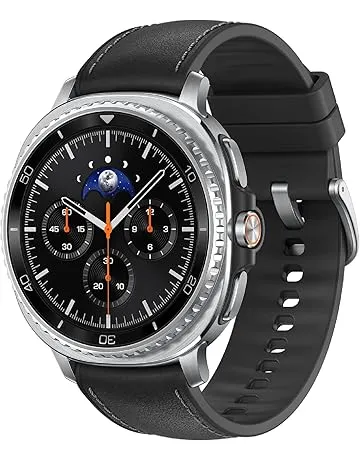 Samsung Galaxy Watch 8 Classic (2025) 46mm Bluetooth Smartwatch, Cushion Design, Rotating Bezel, Quick Button, Sleep Coaching, Running Coach, Energy Score, Black [US Version, 2 Yr Warranty]