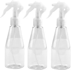 3 spruzzatori da giardino, flacone spray trasparente da 200 ml per giardinaggio, pulizia, parrucchiere