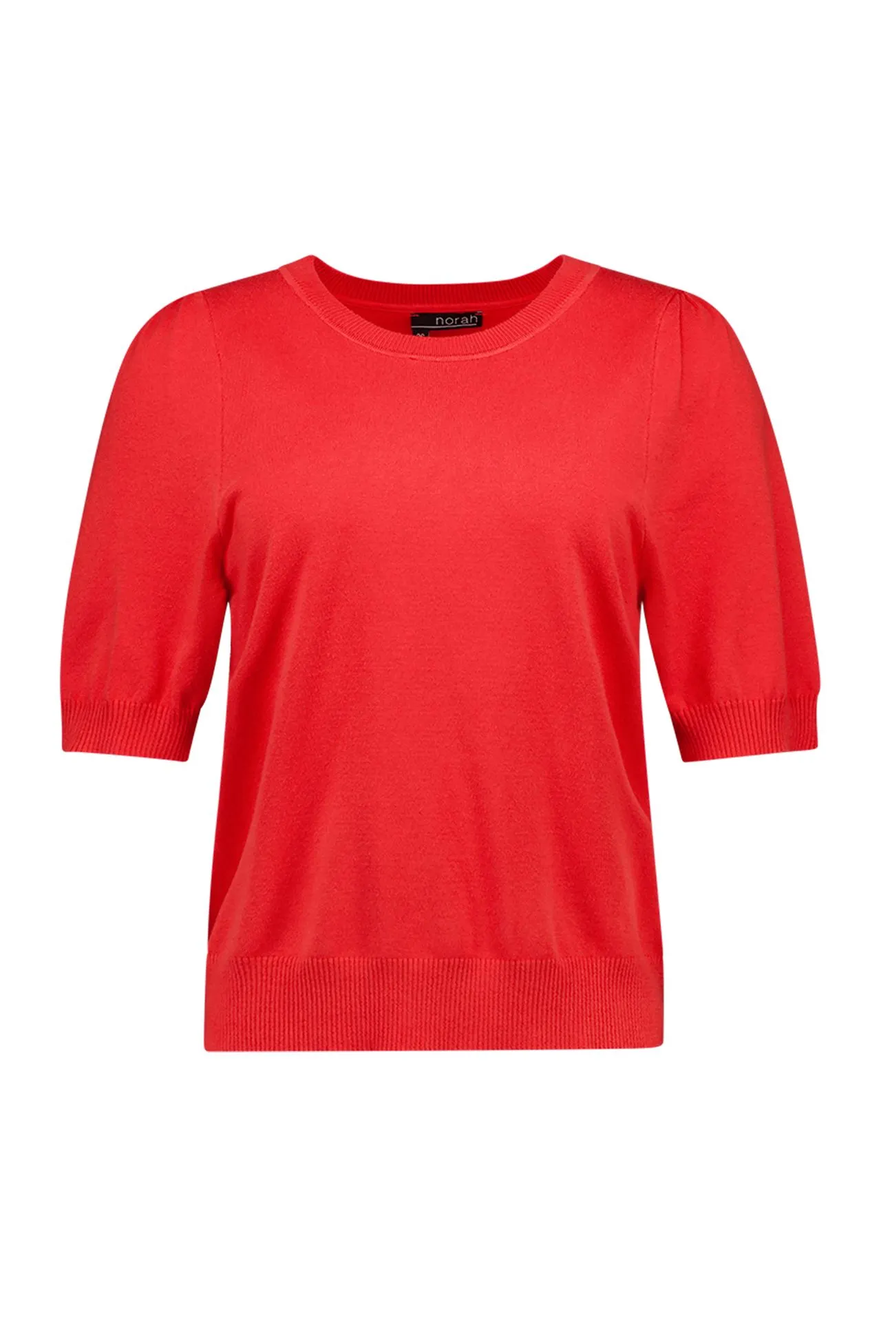 Fijngebreide rode trui