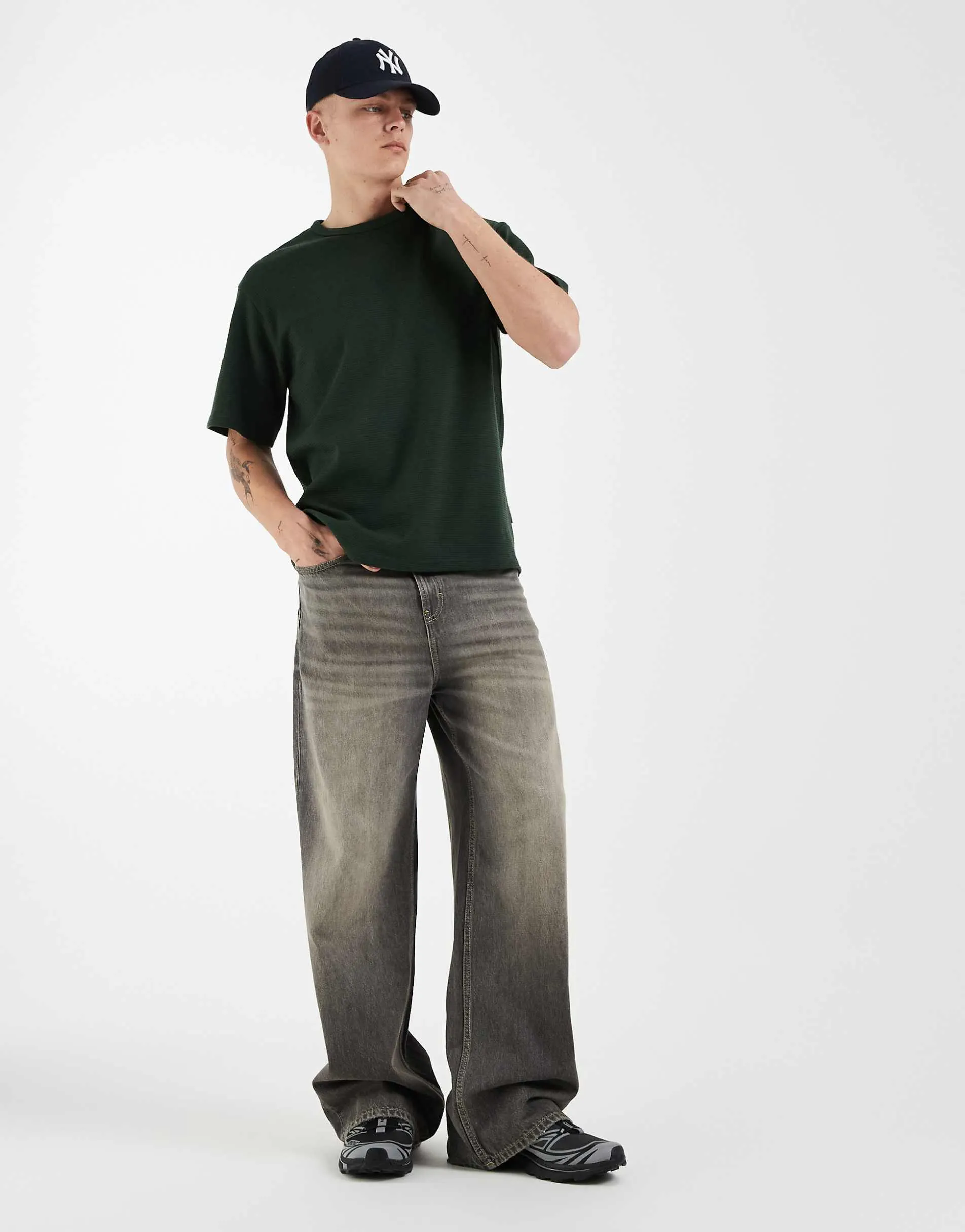 Redefined Rebel boxy oversized t-shirt in green